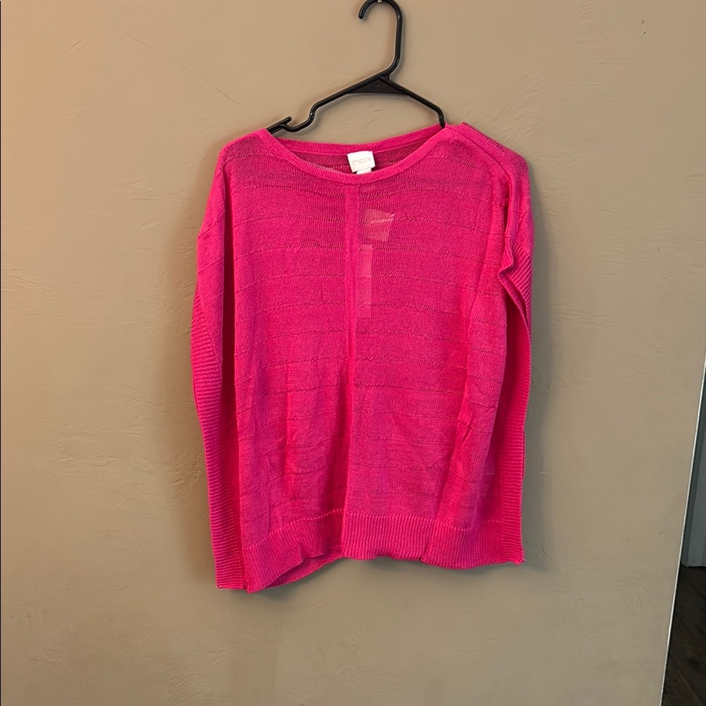 Chico's Fuchsia Knit Top